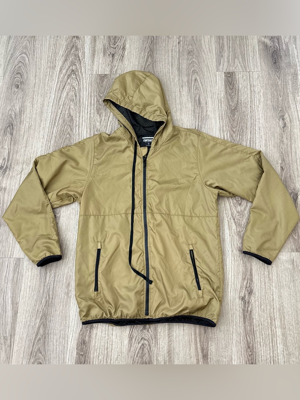 Lightweight Hooded Jacket in Desert Tan for Men